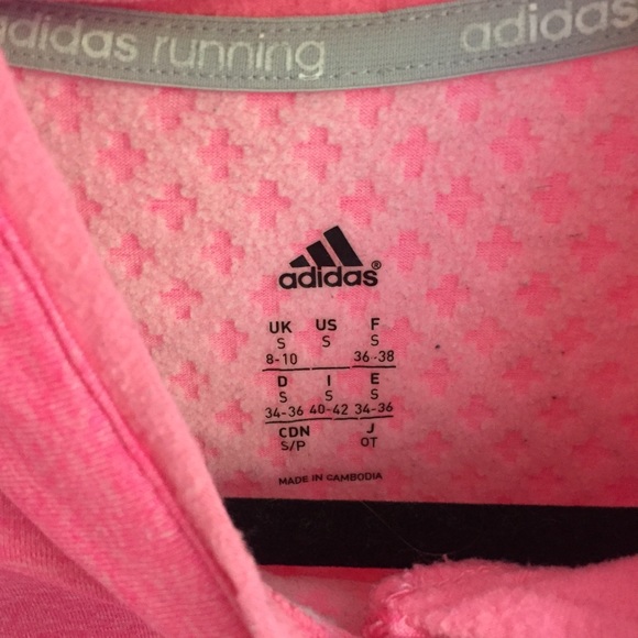 Adidas Running Hot Pink Zip Up Long Sleeve - Picture 5 of 6